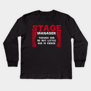 Stage Manager Kids Long Sleeve T-Shirt